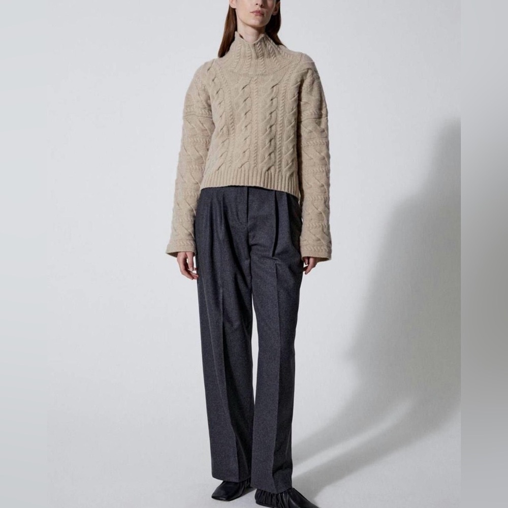 Cozy Cable wool Sweater- Dagmar Marina-ulltröja